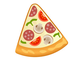 Delicious Food Art Illustration with Transparent Background