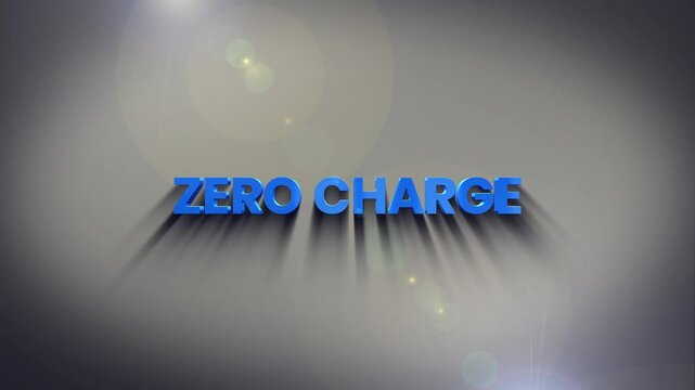 Zero Charge &ndash; 3D Animated Free Offer Text in 4K
