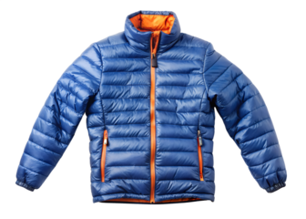 Warm and Stylish Blue Puffer Jacket for Kids
