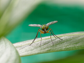 dragonfly on a leaf