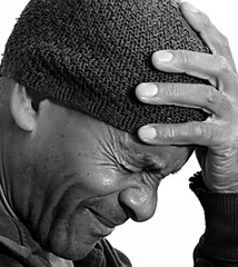 man praying to God Caribbean man praying with background stock image stock photo	