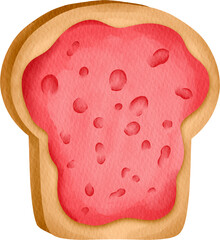 watercolor toast