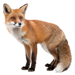 Fototapeta premium Fox isolated on white background
