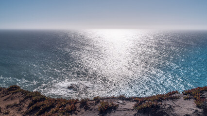 Cascais, Portugal - 09.28.2019: Cabo da Roca, Portugal, the westernmost point of continental...