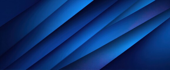 Abstract Blue Geometric Lines Modern Minimalist Design with Depth and Shadow Effects
