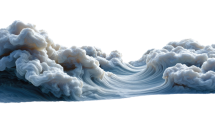 Ocean Wave: Capture the raw power and natural beauty of a turbulent ocean wave, meticulously detailed, revealing its intricate textures and fluid dynamics.