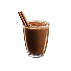 Delicious Chocolate Cinnamon Smoothie in Glass