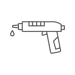 Glue Gun thinline icon , vector, pixel perfect, illustrator file 
