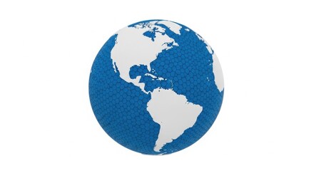 Fototapeta premium Digital World The Future is Here with Interconnected Global Communication Network