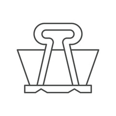Paper Clip thinline icon , vector, pixel perfect, illustrator file 
