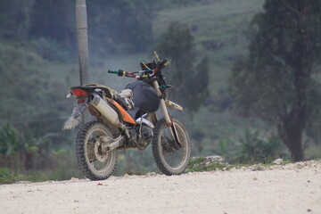 motorcycle on the road