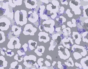 Grunge Macro Elements Jaguar Animal Skin Furry Vector Art Hand drawn, Leopard, Cheetah Skin Abstract shapes, vivid bright colors, trendy suitable for print on surface all over print seamless pattern 