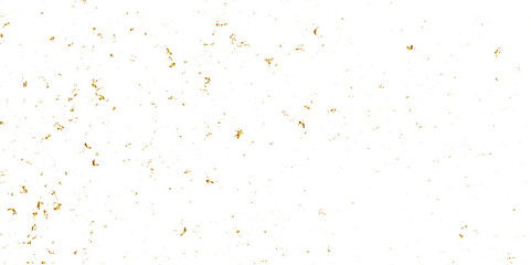 Abstract gold confetti foil splatter glitter on transparent background. Vector confetti for celebration with gold glitter festive background
