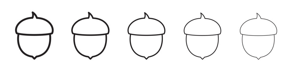 Acorns icon vector illustration isolated