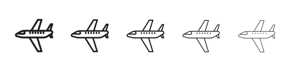 Airplane icon vector illustration isolated