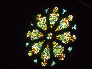 stained glass window
