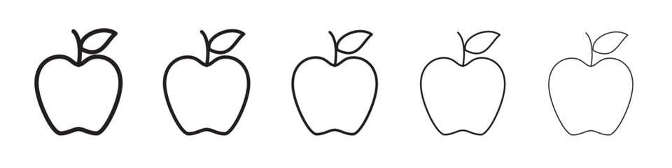 Apple icon vector illustration isolated