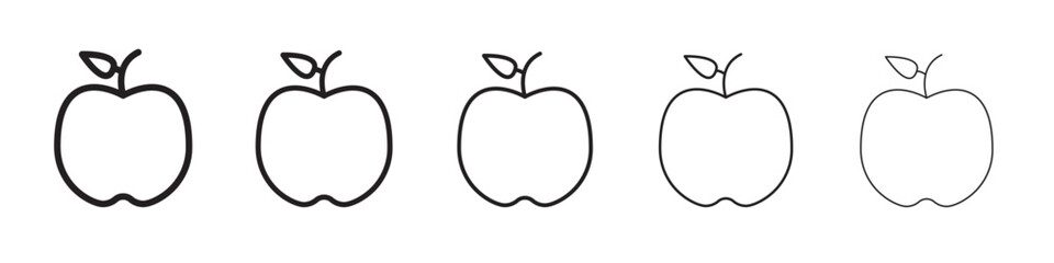 Apple icon vector illustration isolated