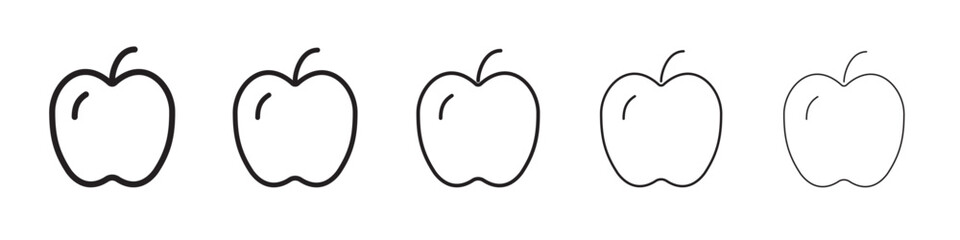 Apple icon vector illustration isolated