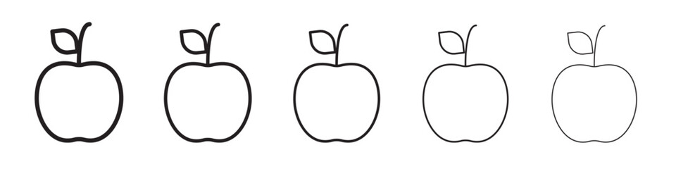 Apple icon vector illustration isolated