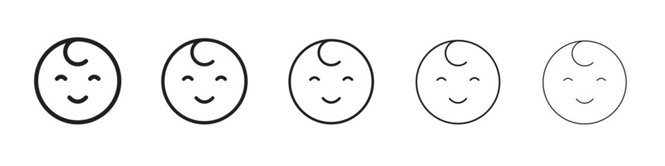 Baby icon vector illustration isolated