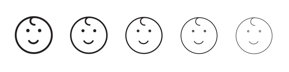 Baby icon vector illustration isolated