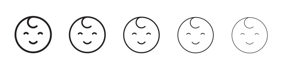 Baby icon vector illustration isolated