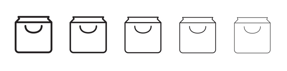 Bag icon vector illustration isolated