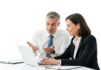 business people working together