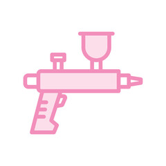 Airbrush duotone line icon , vector, pixel perfect, illustrator file 

