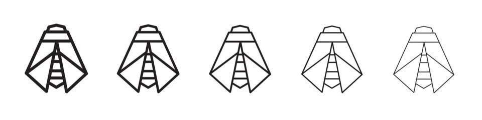 Bee icon vector illustration isolated