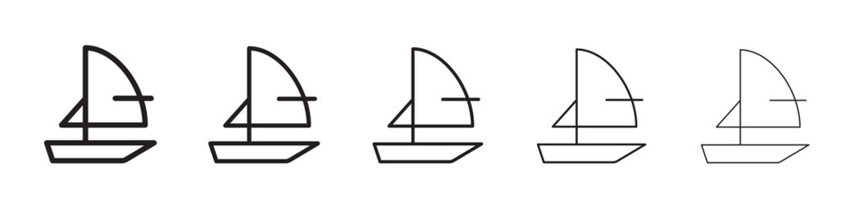 Boat icon vector illustration isolated