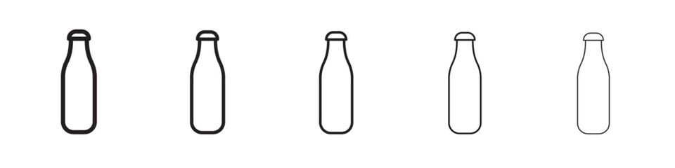 Bottle icon vector illustration isolated