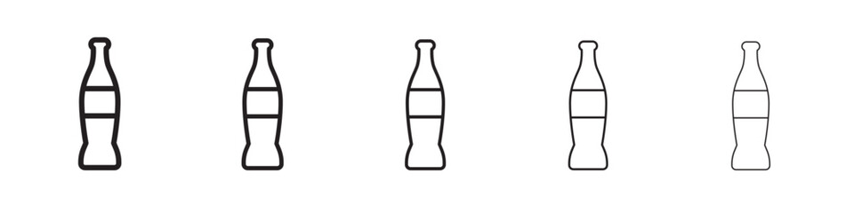 Bottle icon vector illustration isolated