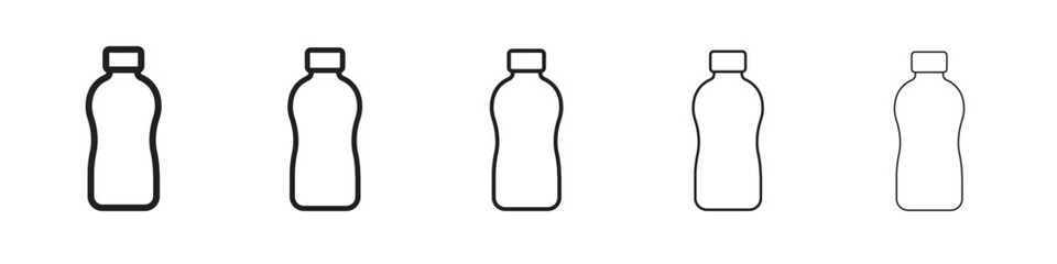 Bottle icon vector illustration isolated