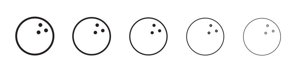 Bowling ball icon vector illustration isolated