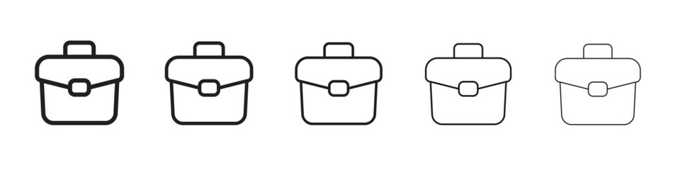 Briefcase icon vector illustration isolated