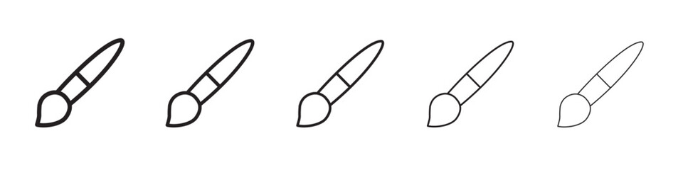 Brush icon vector illustration isolated