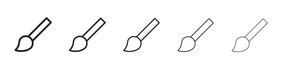 Brush icon vector illustration isolated