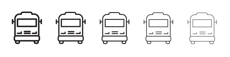 Bus icon vector illustration isolated