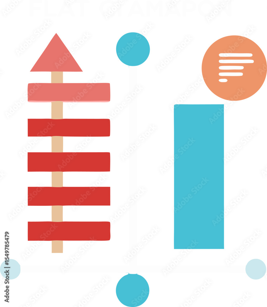 Poster infographic design elements and templates with business icons, symbols, illustrations, and arrows ar