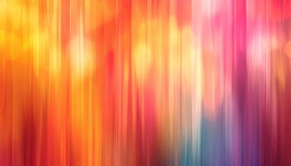 Autumn Colors. Defocused Bright Colored Abstract Backgrounds With Vertical Dynamic Li