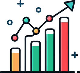 Vector illustration of business network infographic elements with arrows, people, and technology design