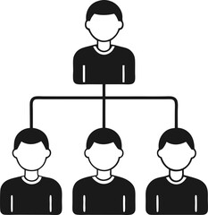 Boy and girl icons with speech bubbles for communication and teamwork design