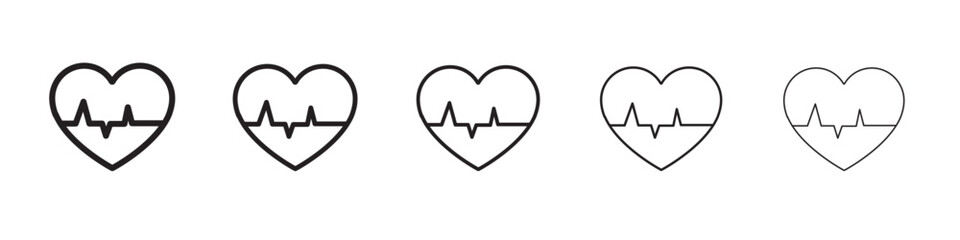 cardiogram icon vector illustration isolated