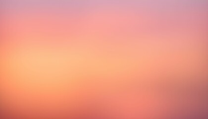 Obraz premium Soft, blended sunset colors, fading from peach to lavender.