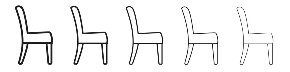 Chair icon vector illustration isolated