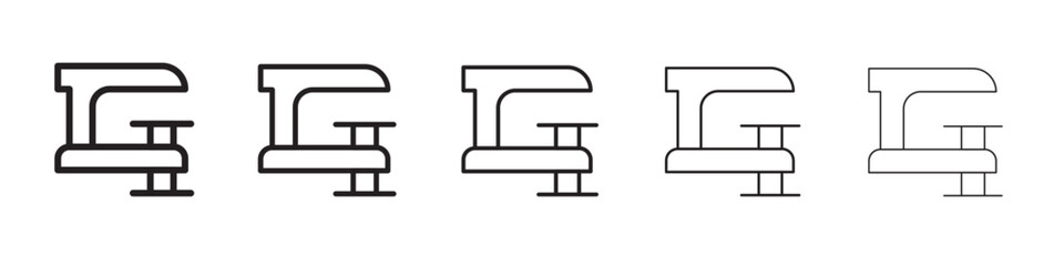 Clamp icon vector illustration isolated