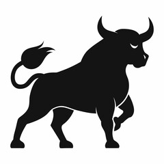 vector illustration of a bull