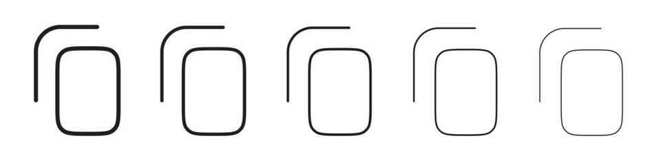 Copy icon vector illustration isolated